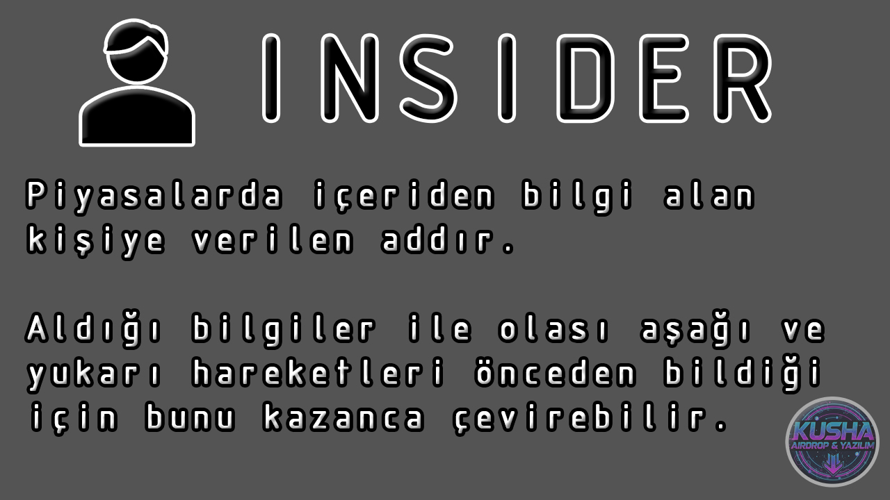 Insider Açıklaması